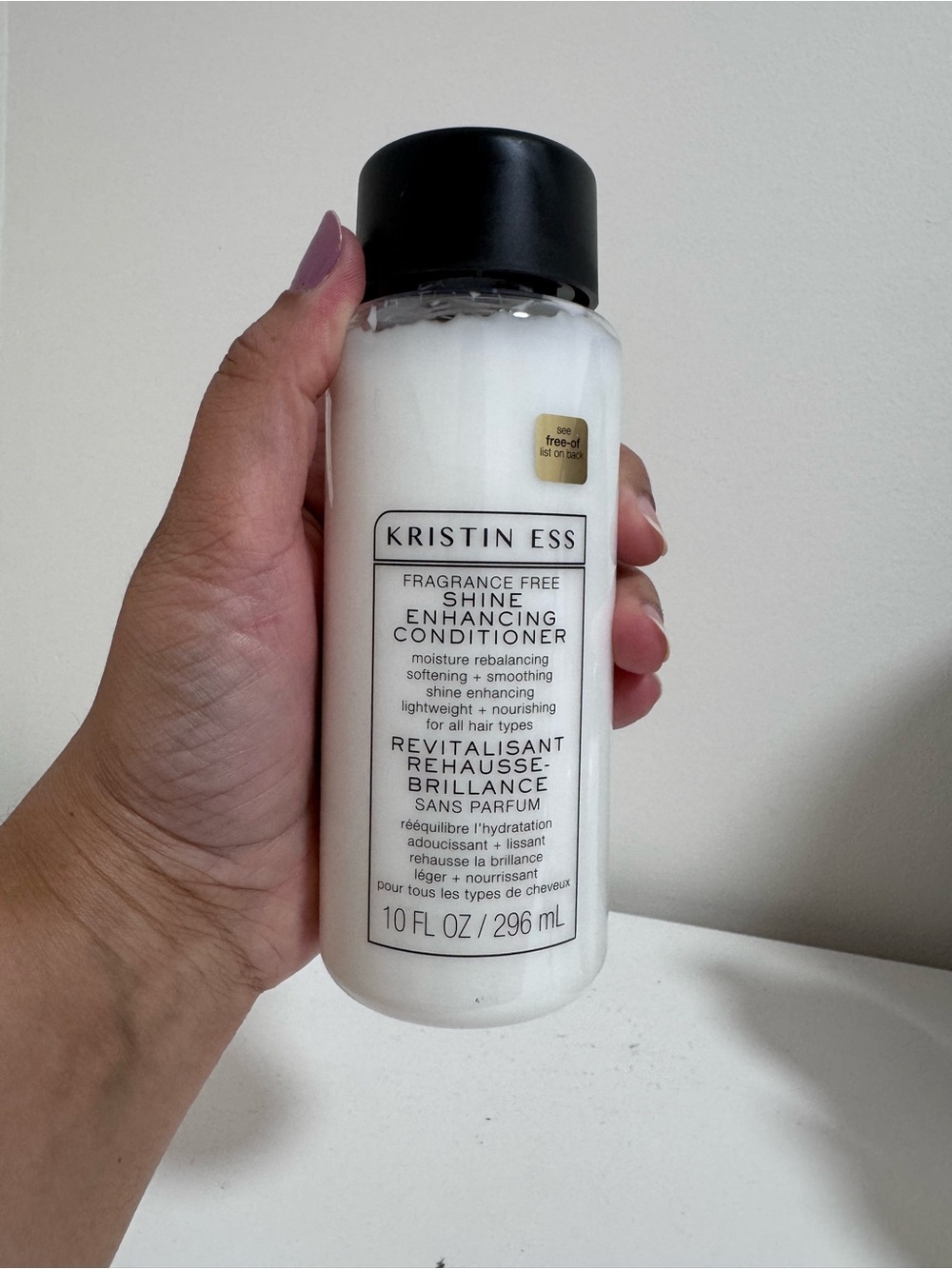 Kristin Ess Fragrance-Free Shine Enhancing Conditioner (10 fl oz or 296 ml)